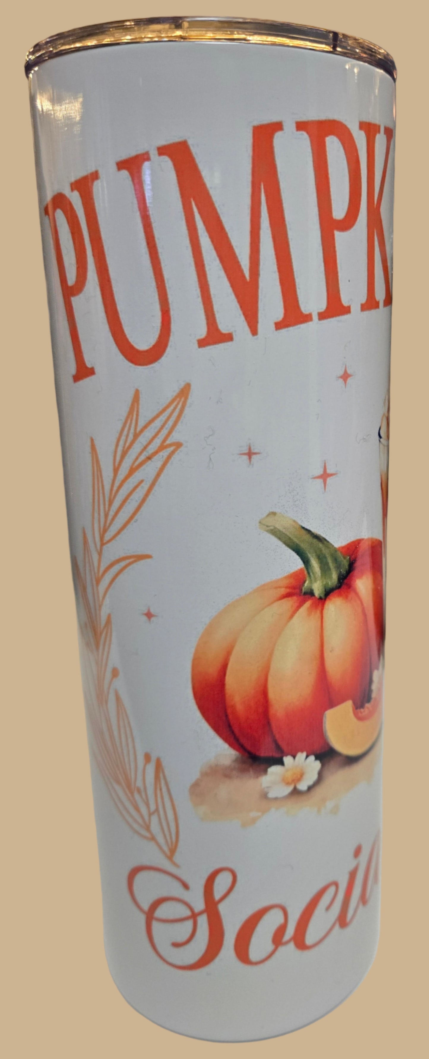 Pumpkin Spice Social Tumbler