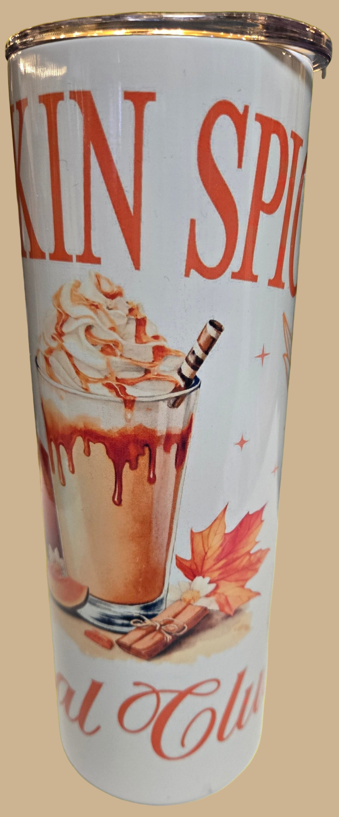 Pumpkin Spice Social Tumbler