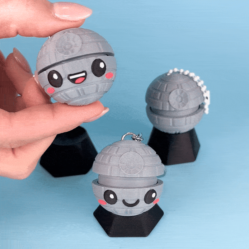 Death Star Fidget keychain