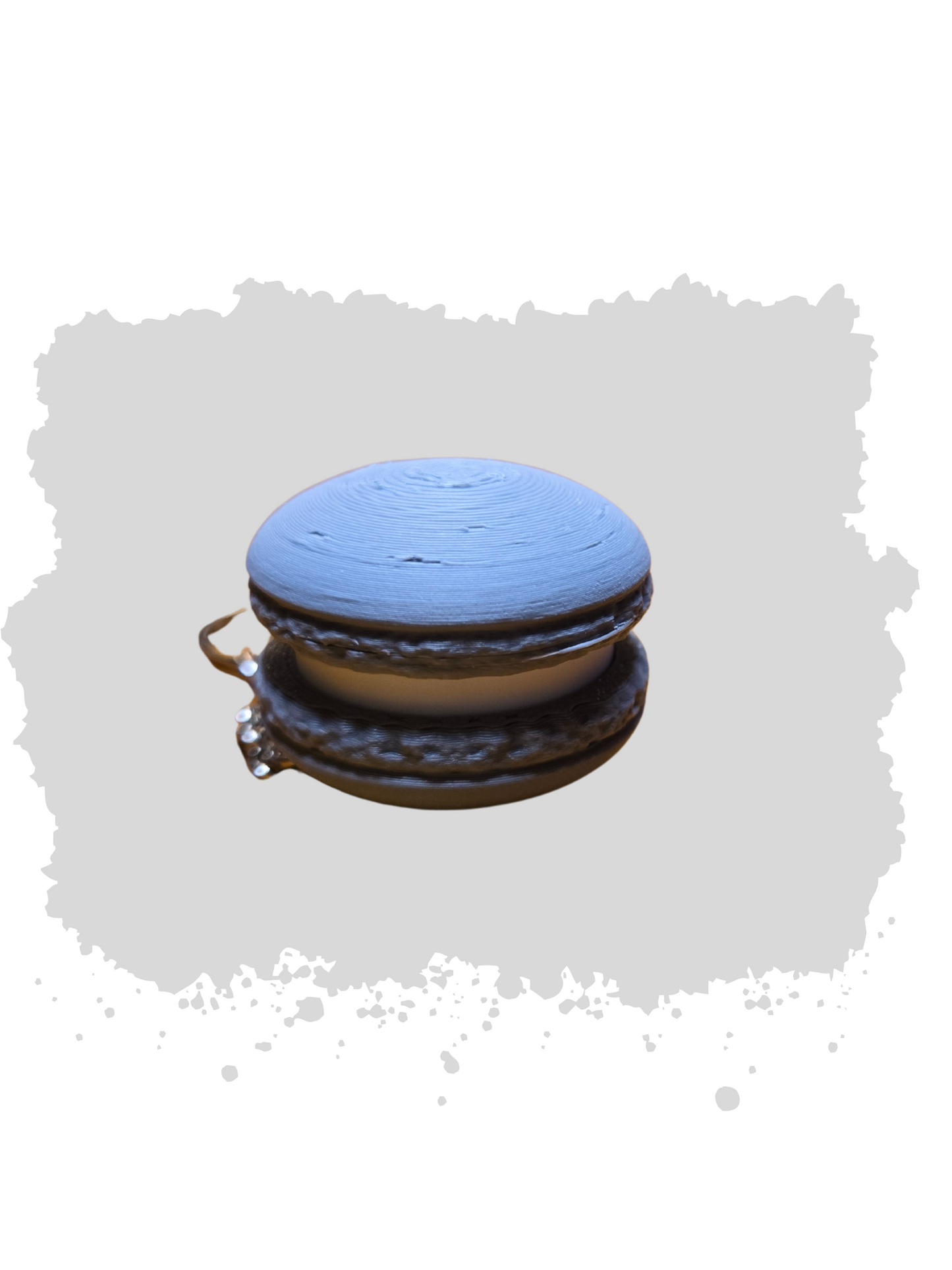 Macaron keychain clicker