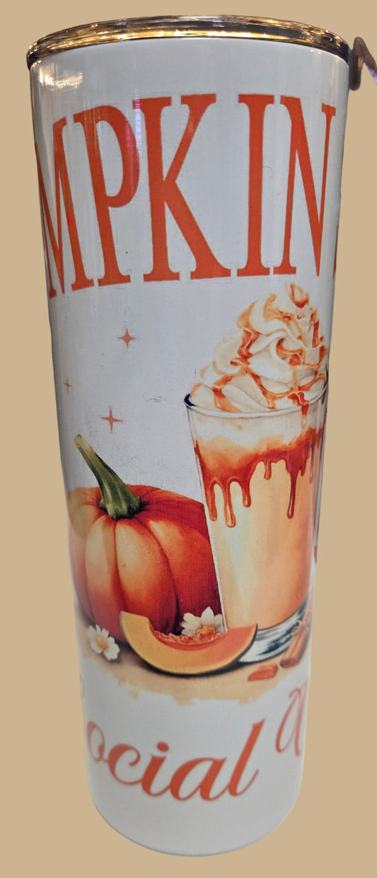 Pumpkin Spice Social  Tumbler